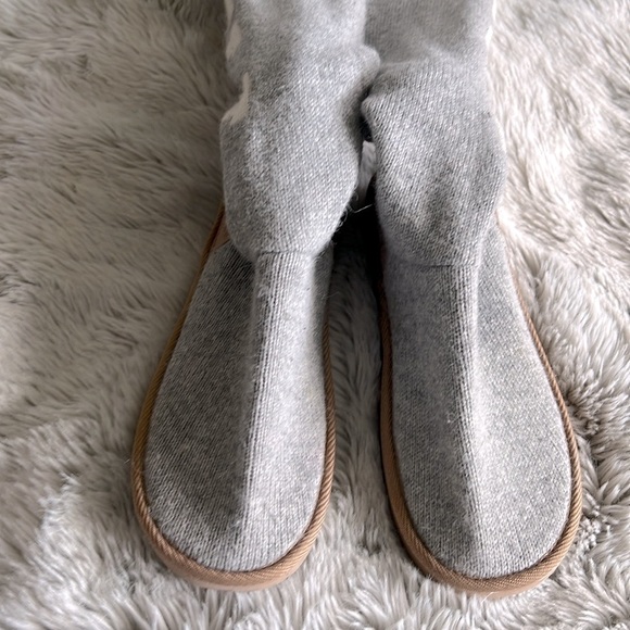 RARE EUC Vintage Victoria’s Secret PINK Knee High Sweater Sock Boots - Picture 3 of 8